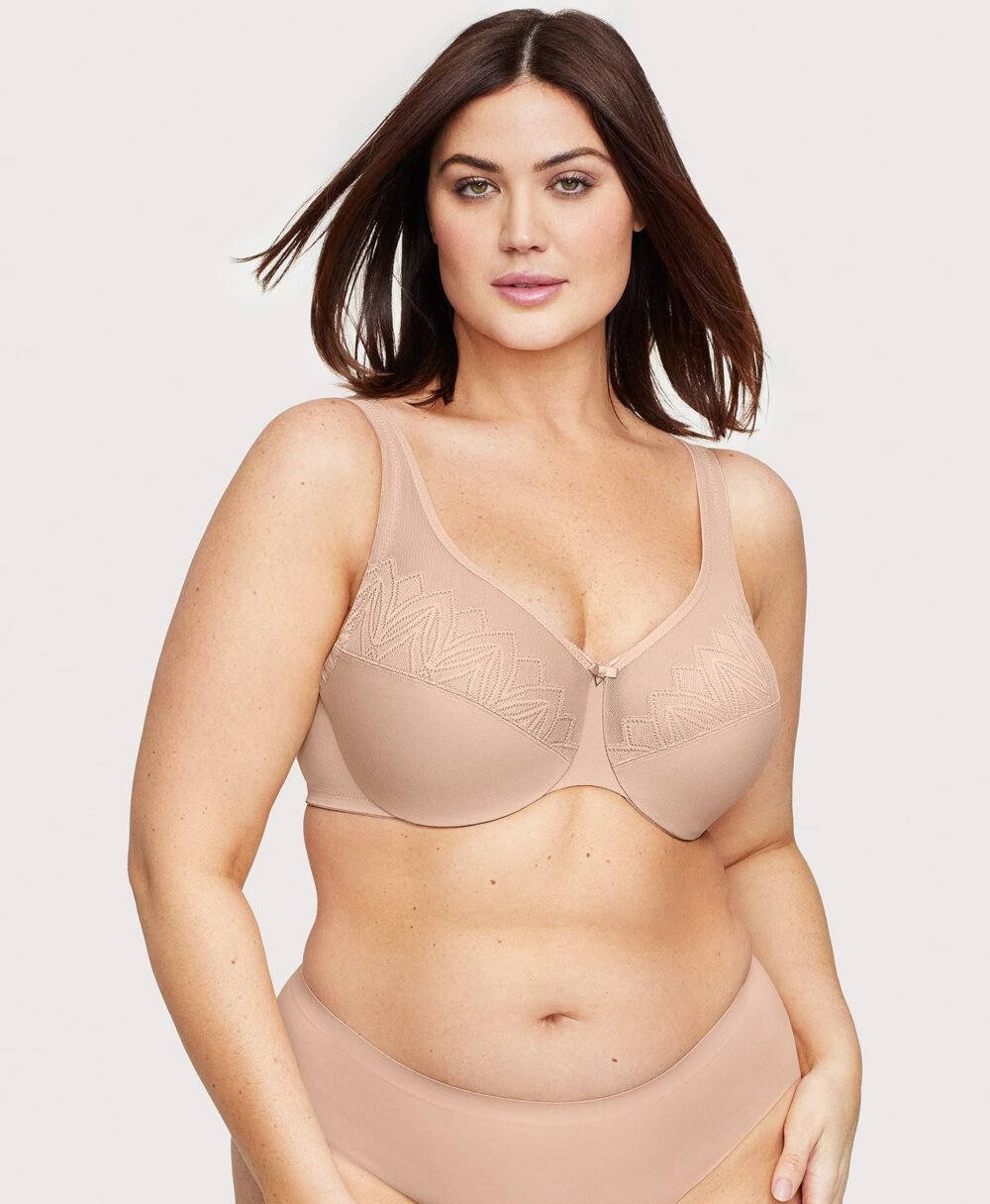 WonderWire Minimizer Bra Cafe